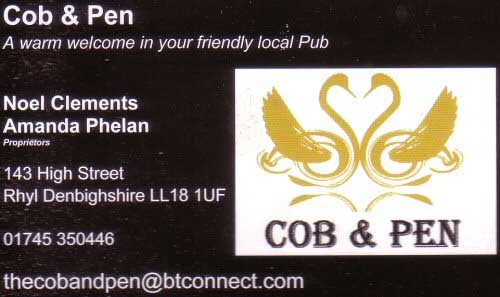 Chestertourist.com - Cob and Pen Rhyl Page One